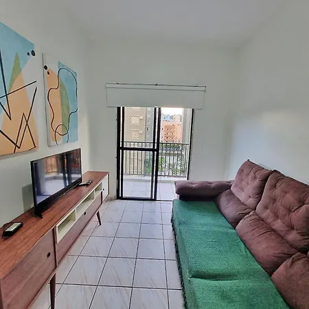 01 Dorm C/Ar Cond, Wi-Fi Apartment Guaruja Exterior photo